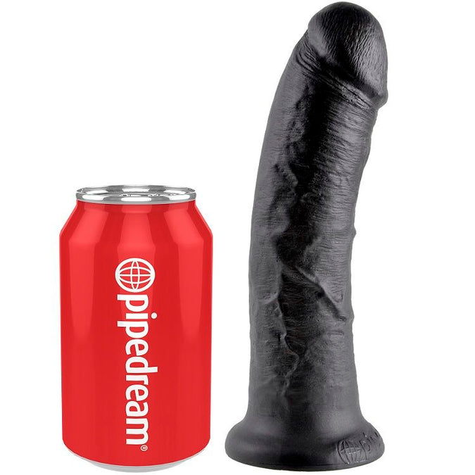 King Cock – Realistische Dildo Zwart 20,3 Cm