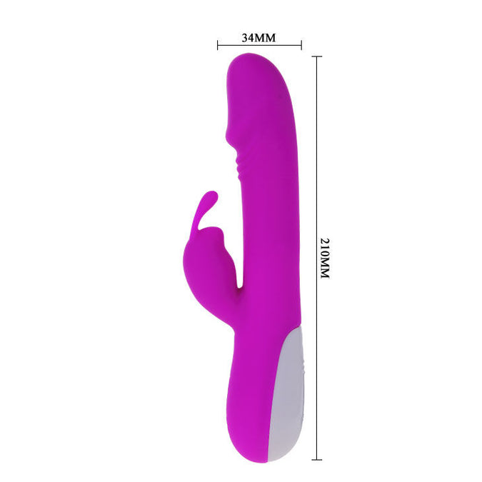 Pretty Love – Flirtation Robert vibrator met clitorisstimulator