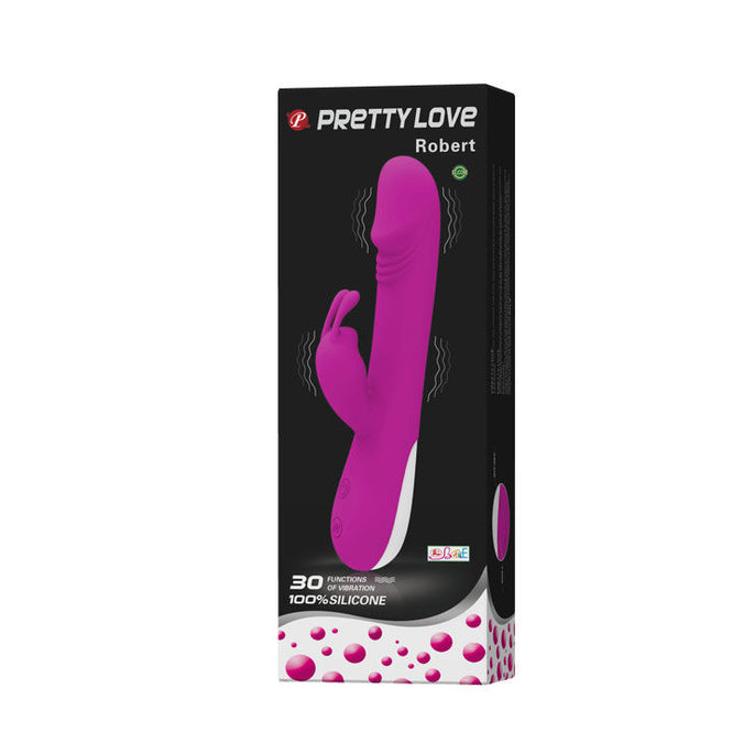 Pretty Love – Flirtation Robert vibrator met clitorisstimulator