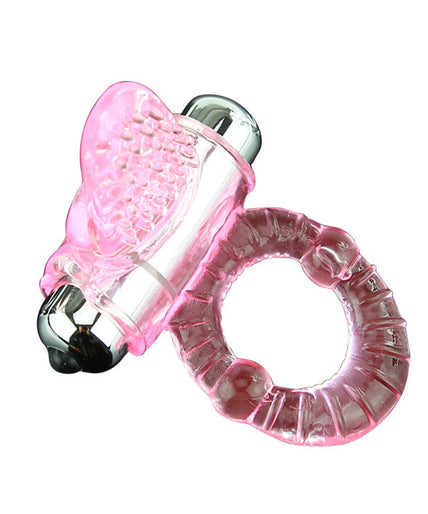 BAILE - SWEET ABS 10 RHYTHMS RING PINK VIBRATOR PENIS RING