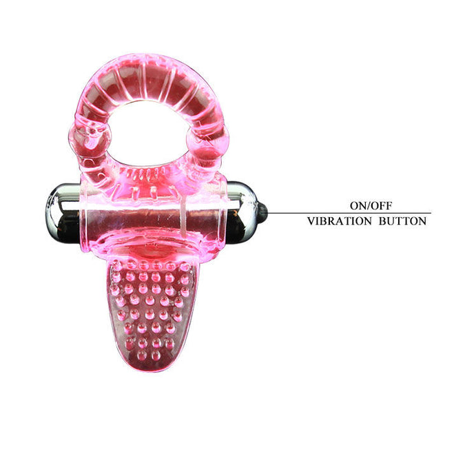 BAILE - SWEET ABS 10 RITMES RING ROZE VIBRERENDE PENISRING