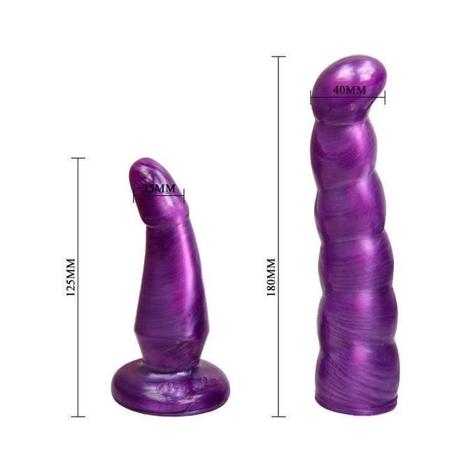 BAILE - LILA FEMALE ANALE EN VAGINALE HARNAS GPOINT 17 CM