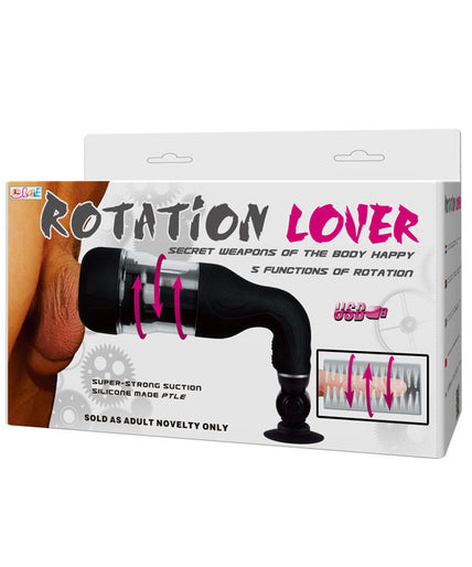 BAILE - ROTATION LOVER AUTOMATIC MASTURBATOR WITH SUPPORT