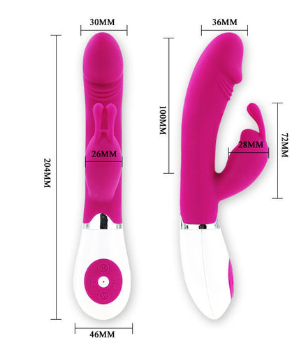 PRETTY LOVE - FLIRTATION VIBRATOR MET KONIJNENVLEUGELS