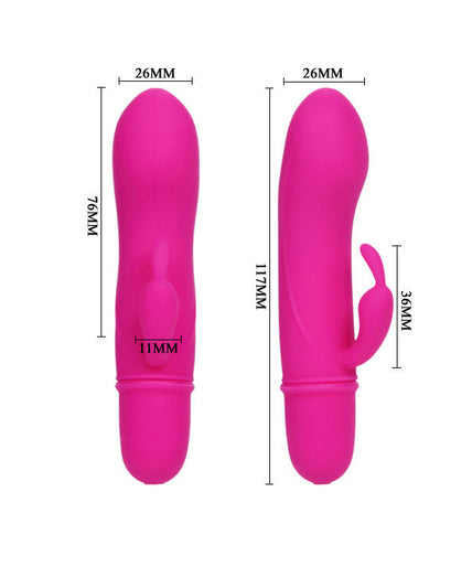 PRETTY LOVE - FLIRTATION VIBRATOR WITH RABBIT CAESAR