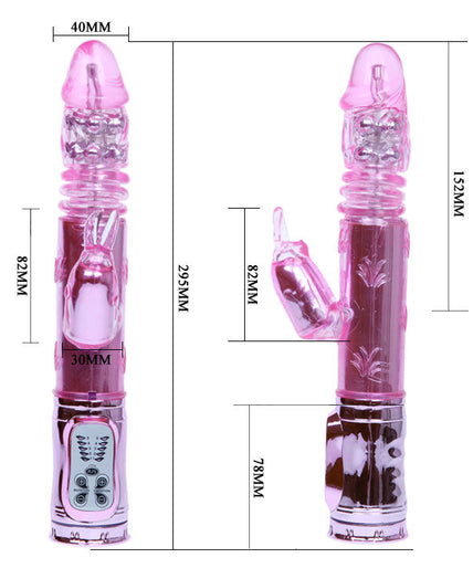 BAILE - THROBBING BUNNY PINK RAMPANT ROTATOR