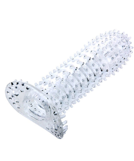 Baile – Penis Sheath With Stimulating Points Purple 14 CM