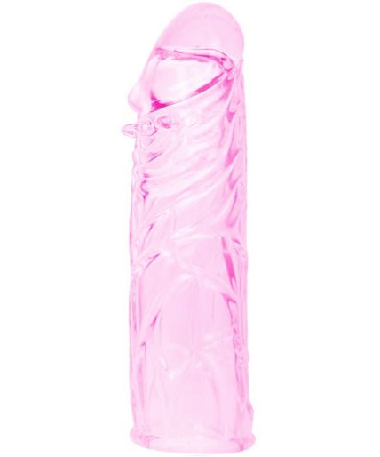 BAILE - ROZE STIMULERENDE SILICONEN PENISHOES 13 CM