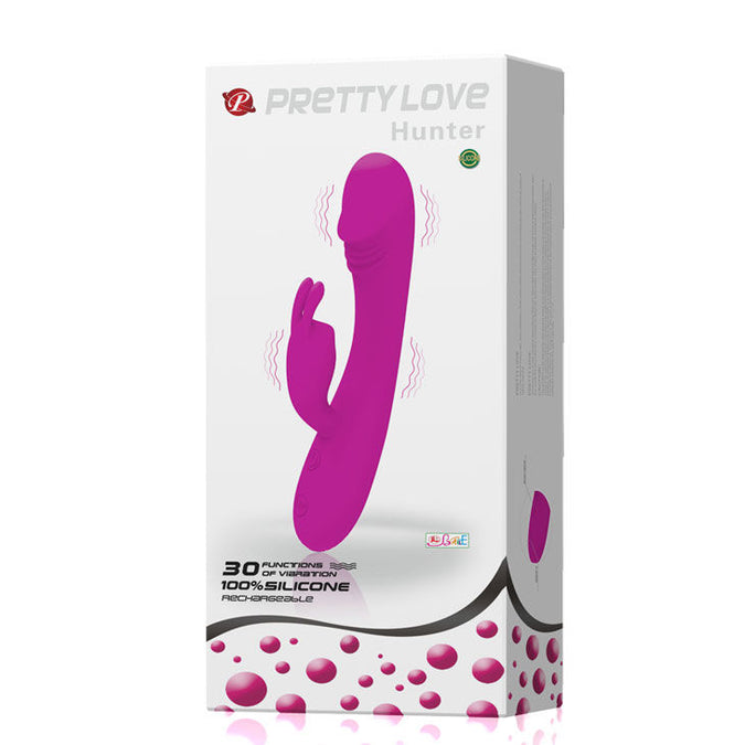 PRETTY LOVE - SLIMME VIBRATOR MET KONIJN 30 JAGER MODI