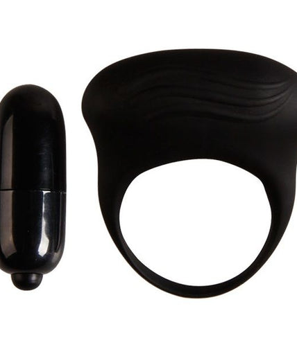 PRETTY LOVE - BERTRAM BLACK VIBRATOR RING