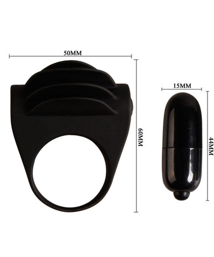 PRETTY LOVE - CHESTER BLACK VIBRATOR RING