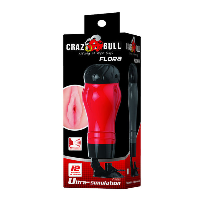 Crazy Bull – Flora Vagina with Voice Masturbator Base