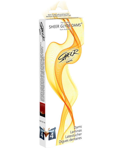 SHEER GLYDE - DAMS LAMINAS LATEX ORALE SEKS STAART