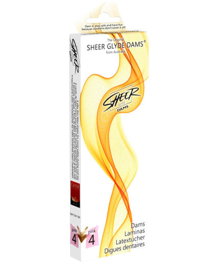 SHEER GLYDE - DAMS LAMINAS LATEX ORALE SEKS AARDBEI