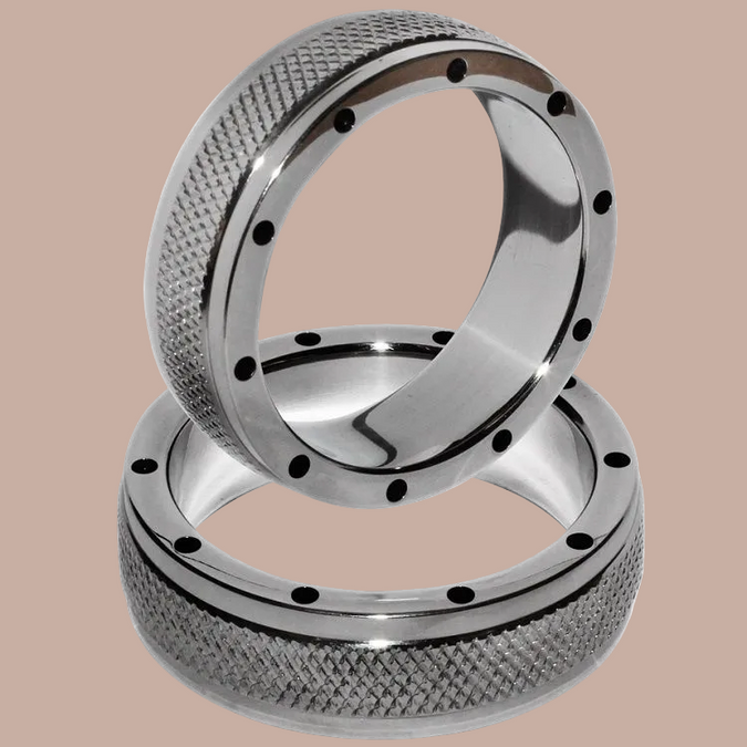 Metal Hard – metalen ring voor penis en testikels 55mm