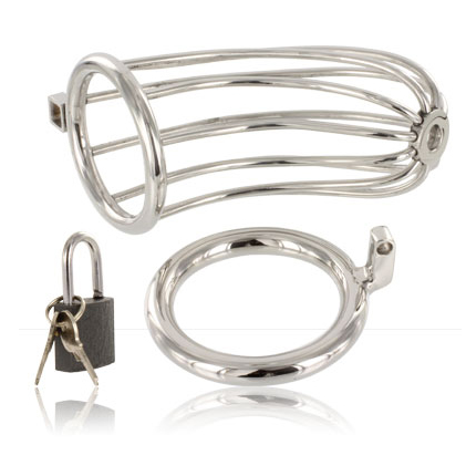 Metal Hard Bird Chastity Cage – Stainless Steel
