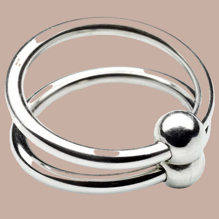 Metal Hard – Double Glans Ring 28mm – Stainless Steel