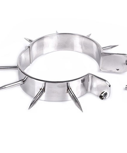 METAL HARD - BDSM SLAVE COLLAR WITH POINTS