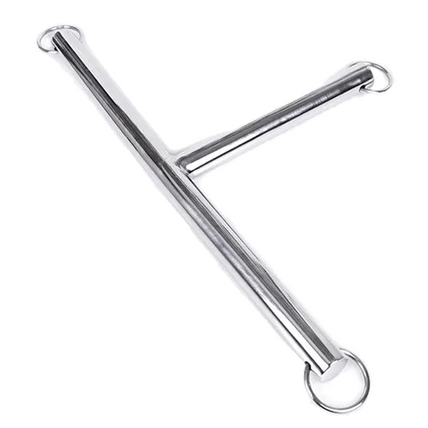 Metal Hard Bar Submission Handcuffs – Stainless Steel