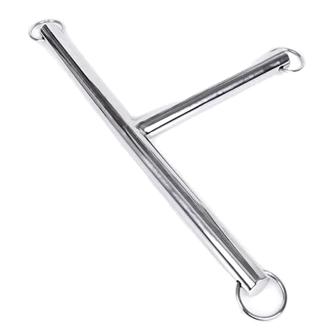 Metal Hard Bar Submission Handcuffs – Stainless Steel