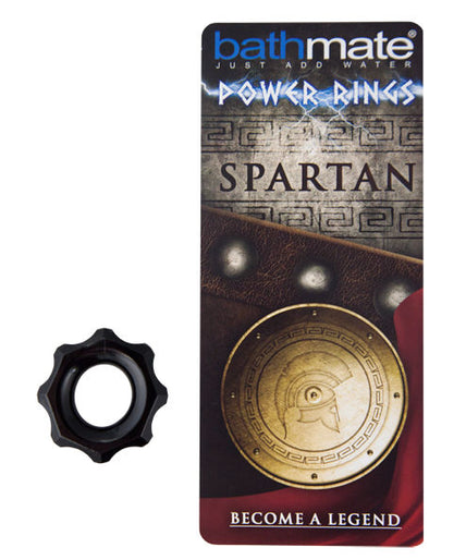 BATHMATE - SPARTAN BLACK PENIS RING