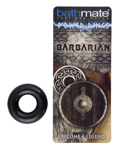 BATHMATE - BARBARIAN BLACK PENIS RING