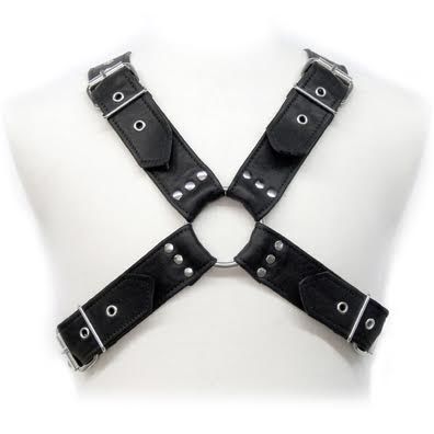 Lederen Bodysuit – Gespharnas