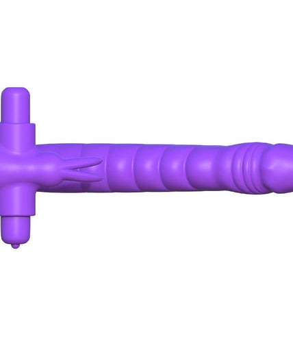 FANTASY C-RINGZ - SILICONE DOUBLE VIBRATOR RABBIT