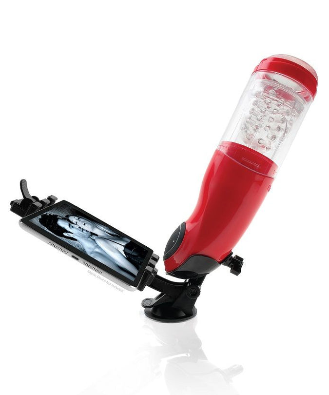 EXTREME TOYZ - PDX MEGA BATOR USB MALE MASTURBATOR MOUTH RED