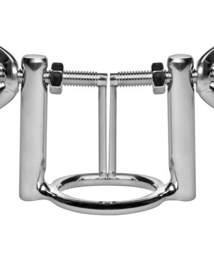 METAL HARD - GLAND RING WITH URETHRAL DILATOR PRESS