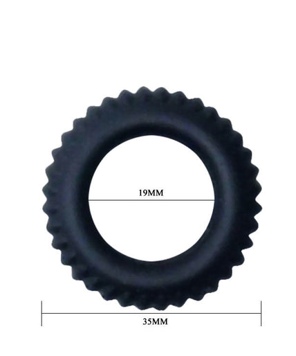 BAILE - TITAN COCKRING BLACK 1.9 CM