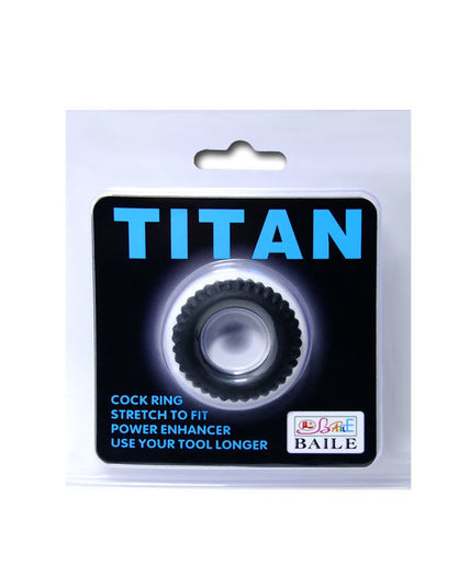BAILE - TITAN COCKRING BLACK 1.9 CM