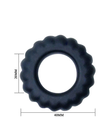 BAILE - TITAN COCKRING BLACK 2 CM