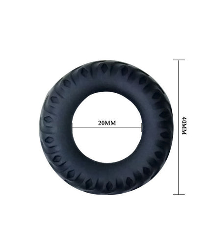 BAILE - TITAN COCKRING BLACK GREEN 2 CM