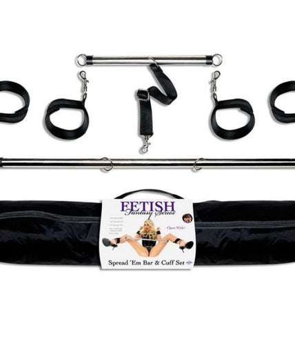 FETISH FANTASY SERIES - SERIES SPREAD EM BAR AND CUFF SET
