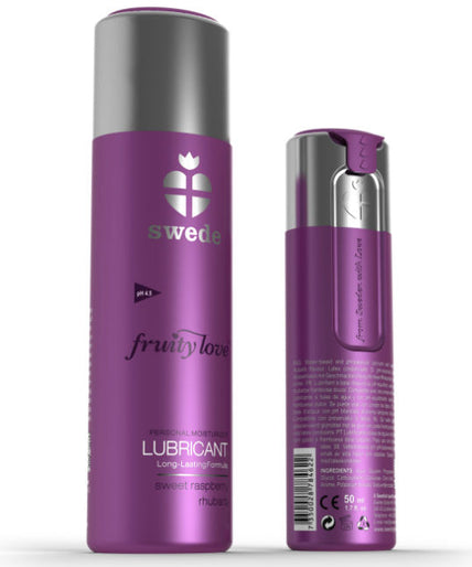 SWEDE - FRUITY LOVE LUBRICANT RASPBERRY RHUBARB 100 ML
