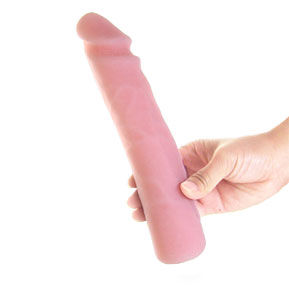 BAILE - REALISTISCHE SILICONEN DILDO MET HUIDGEVOEL 23 CM