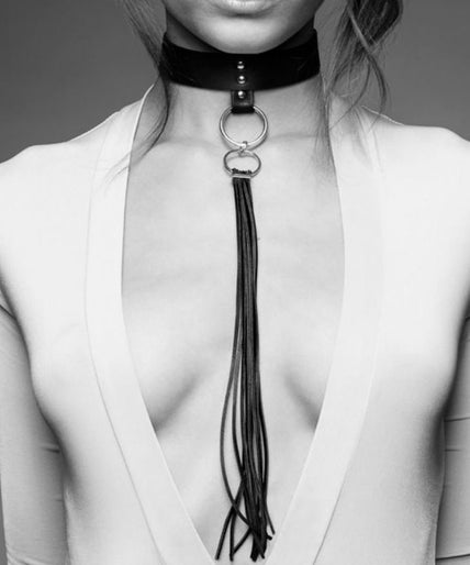 BIJOUX INDISCRETS MAZE - TASSEL CHOKER BLACK