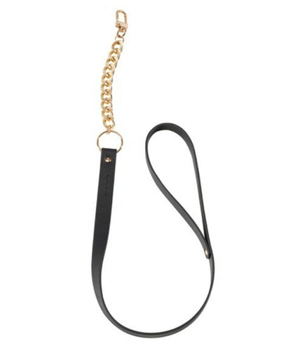 BIJOUX INDISCRETS MAZE - BLACK NECKLACE WITH STRAP