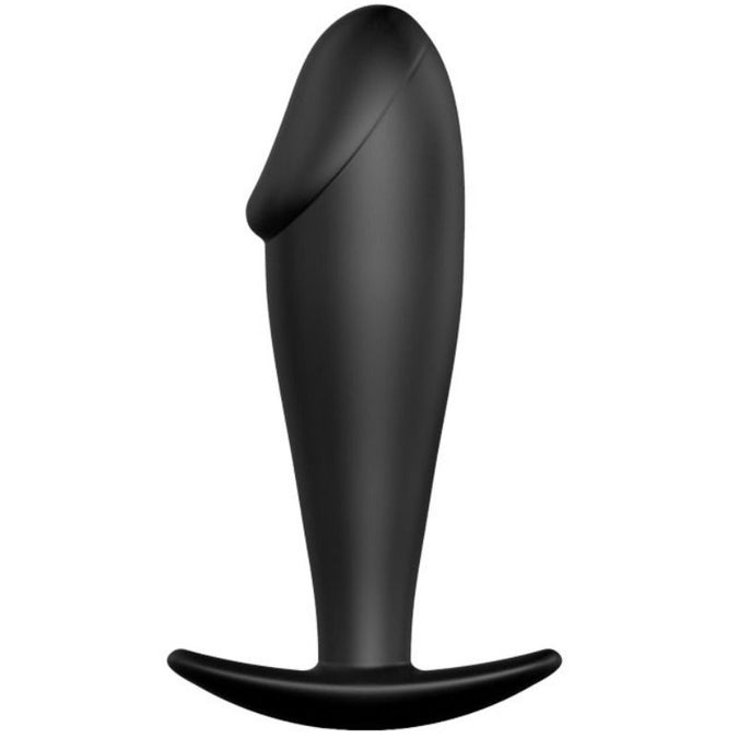 PRETTY LOVE - AALPLUG SILICONEN PENISVORM ZWART