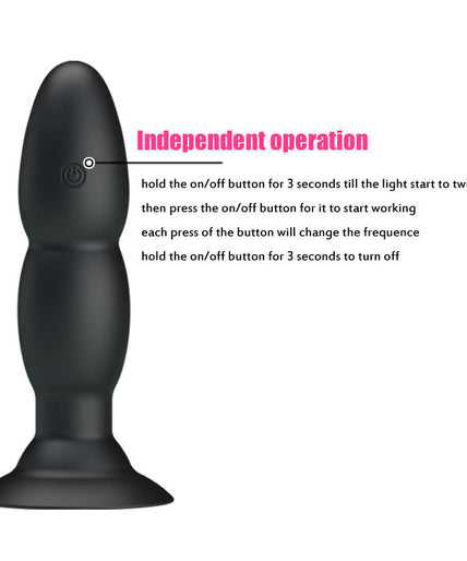 PRETTY LOVE - PLUG VIBRATOR AND ROTATION BY REMOTE CONTROL
