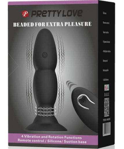 PRETTY LOVE - PLUG VIBRATOR AND ROTATION BY REMOTE CONTROL