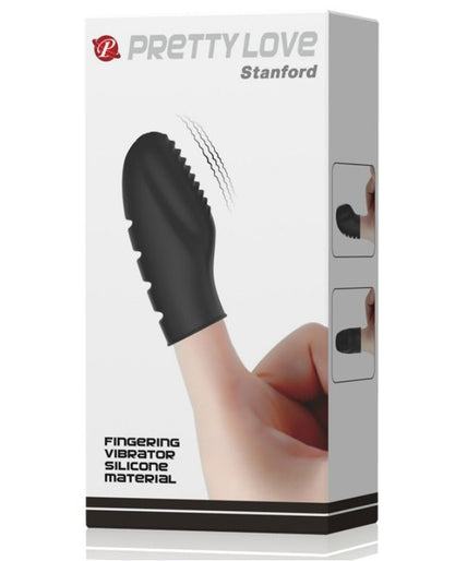 PRETTY LOVE - FLIRTATION STANFORD BLACK VIBRATION THIMBLE