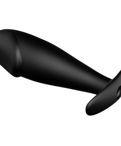 PRETTY LOVE - SILICONE ANAL PLUG PENIS FORM AND 12 VIBRATION MODES BLACK