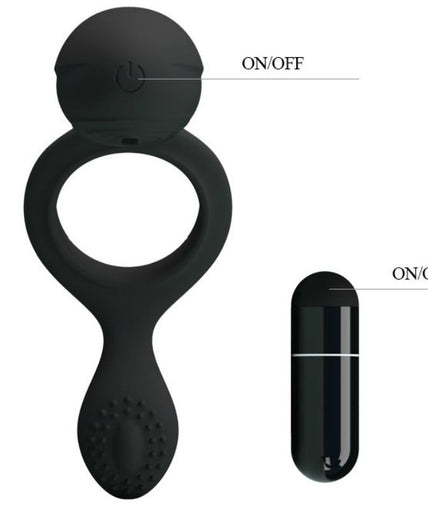 PRETTY LOVE - ETHEL VIBRATING RING WITH STIMULATOR