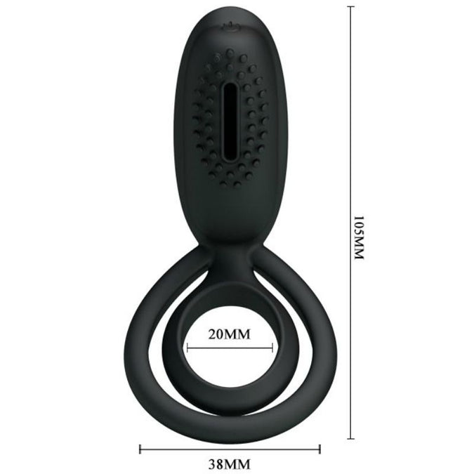 PRETTY LOVE - ESTHER TRILLENDE RING MET STIMULATOR