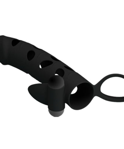 PRETTY LOVE - SILICONEN OVERTREK MET TRILLING 15,2 CM