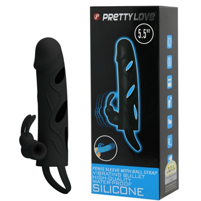 Pretty Love – Silicone Cover with Vibration 14 Cm 1.0