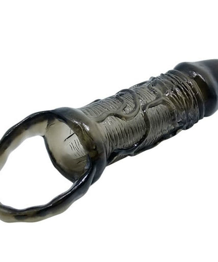 BAILE - PENIS EXTENSION SHEATH WITH STRAP FOR TESTICLES 11.5 CM