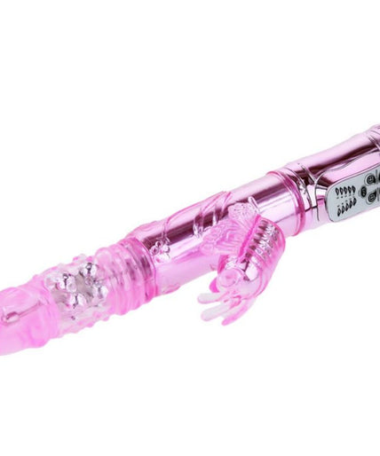 BAILE - RECHARGEABLE VIBRATOR WITH ROTATION AND THROBBING BUTTERF STIMULATOR